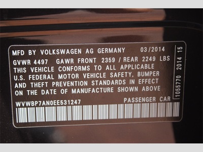 2014 Volkswagen CC Sedan